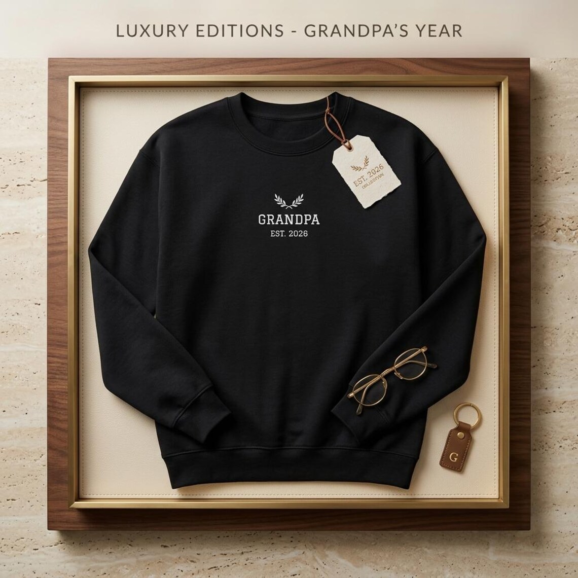 Grandpa Embroidered Sweatshirt