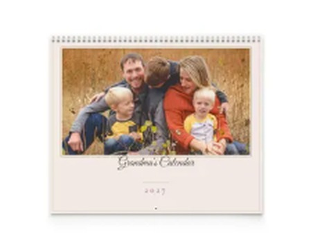Large Print Photo Calendar 2027