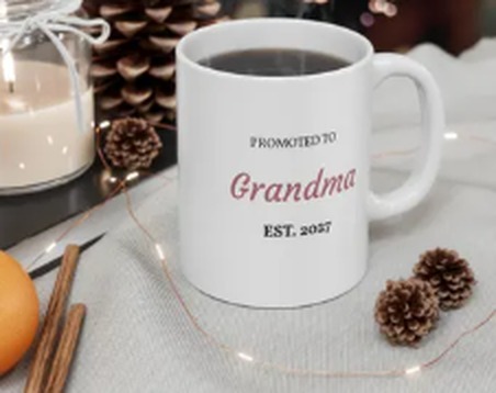 Promoted to Grandma Mug